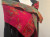 In Style Fuchsia Bird Merino Scarf