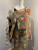 In Style Abstract Patterns Linen 3 in 1 Poncho/ Cape/ Scarf