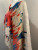 In Style Abstract Watercolor Linen 3 in 1 Poncho/ Cape/ Scarf