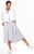 Tulip White Cotton Gauze Parker Jacket