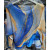 LOOWIE Tie Dye Royal Blue Printed Sweater
