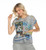 Inoah Kitten Inspo Heather Grey Knit Top
