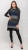 Miss Nikky Navy Long Sweater Vest