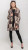Miss Nikky Brown Patchwork Printed Cardigan