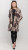 Miss Nikky Brown Patchwork Printed Cardigan