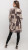 Miss Nikky Brown Patchwork Printed Cardigan