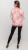Miss Nikky Pink & White Feather Sweater