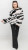 Miss Nikky Black & White Faux Fur Coat