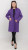 Miss Nikky Purple Frayed Edge Cardigan