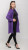 Miss Nikky Purple Frayed Edge Cardigan