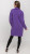 Miss Nikky Purple Frayed Edge Cardigan