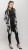 Miss Nikky Black & White Feather Cardigan