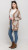 Miss Nikky Brown & White Feather Cardigan