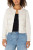 Liverpool Cream Collarless Jacket with Crochet Trim