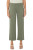 Liverpool Olive Stretch Twill Cargo Crop