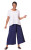  Tulip Navy Cotton Gauze Palazzo Pant