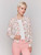 Charlie B Tropical Fray Hem Jacket