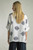 Tempo Paris White Print Linen Relaxed Top