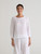 Cut Loose Check Burnout Lantern Sleeve Top