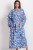 Sevya Blue Poppies Rani Kimono Robe