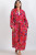 Sevya Red Birds Rani Kimono Robe