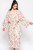 Sevya Ivory Reva Block Print Kimono Robe