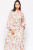 Sevya Ivory Reva Block Print Kimono Robe