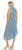 Inoah Denim Textured Knit Cowl Neck Tank Dress