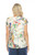 Inoah Color Pop Cap Sleeve Textured Top