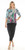 Inoah Sky Gardenia Nubby Knit Flare Tunic