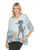 Inoah Sky Fiona One-Size Nubby Knit Top