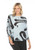 Inoah Sky Ink Flow Nubby Knit Top