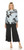 Inoah Sky Ink Flow Nubby Knit Top