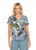 Inoah Sky Topography Nubby Knit Top