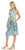Inoah Sky Tropical Bloom Nubby Knit Tank Dress