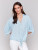 Charlie B Chambray Tencel Front Tie Blouse