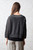 Olivia Black Cotton Linen Mesh Knit Topper