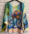 LOOWIE Blue Bike Printed Sweater