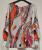 LOOWIE Vibrant Abstract Red Printed Sweater
