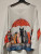 LOOWIE Cat Umbrella Printed Sweater