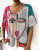 LOOWIE Picasso Short Sleeve Printed Sweater
