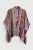 Saachi Cotton/Wool Short Open Poncho