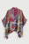 Saachi Cotton/Wool Short Open Poncho
