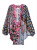 Saachi Pink Abstract Floral Short Kimono
