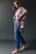 Saachi Pink Abstract Floral Short Kimono