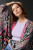 Saachi Pink Abstract Floral Short Kimono