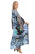 Saachi Blue Combo Paisley Long Kimono