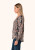 Lovestitch Floral Print Tie Neck Blouse