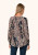 Lovestitch Floral Print Tie Neck Blouse