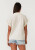 Lovestitch Cream Cotton Gauze Dolman V-Neck Top